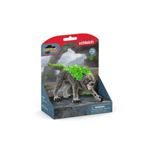 Schleich Eldrador New 2023, Mythical Creature Toys for Boys and Girls, Granite Wolf Action Figure Toy, Ages 7+