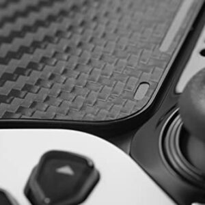 Skin Compatible with Dualsense Edge - TouchProtect Cover to Protect, Add Style, & Enhance Your PS5 Dualsense Controller's Trackpad with Texture! (Carbon Fiber - Black)