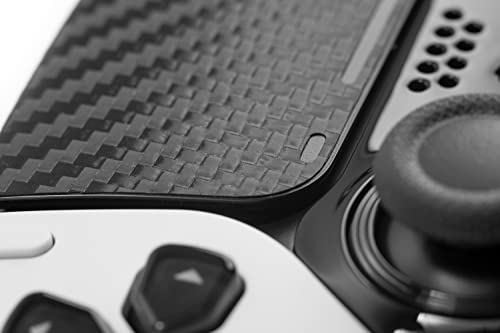 Skin Compatible with Dualsense Edge - TouchProtect Cover to Protect, Add Style, & Enhance Your PS5 Dualsense Controller's Trackpad with Texture! (Carbon Fiber - Black)