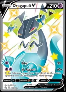 pokemon - dragapult v - swsh096 - shining fates - full art black star promo