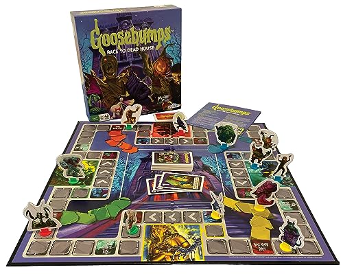 Goosebumps Race to Dead House - The Game of Werewolves, Blobs and Vampire Poodles - for 2 to 4 Players Ages 7 and up