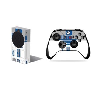 mighty skins skin compatible with xbox series s - cyber bot protective, durable, and unique vinyl decal wrap cover easy to apply, remove & skin compatible with microsoft xbox one x controller