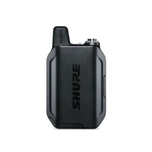 Shure GLXD1+ Wireless Bodypack Transmitter with Reversible Belt Clip and SB904 Battery (12-Hour Life) - for use with GLX-D+ Dual Band Wireless Microphone Systems (Receiver Sold Separately)