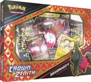 pokemon tcg: sas 12.5 crown zenith regidrago v box