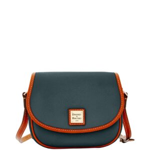 dooney & bourke handbag, pebble grain hallie crossbody - forest