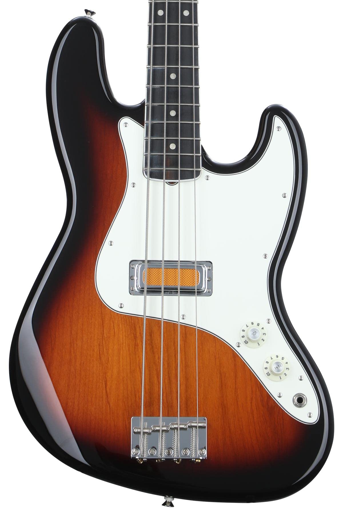 Fender Gold Foil Jazz Bass, 2-Color Sunburst, Ebony Fingerboard