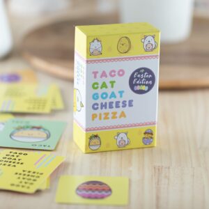 Taco Cat Goat Cheese Pizza - Easter Edition! Fun Seasonal Version of Our hit Game! Ages 8+, 10-15 Minutes to Play, 2-8 Players