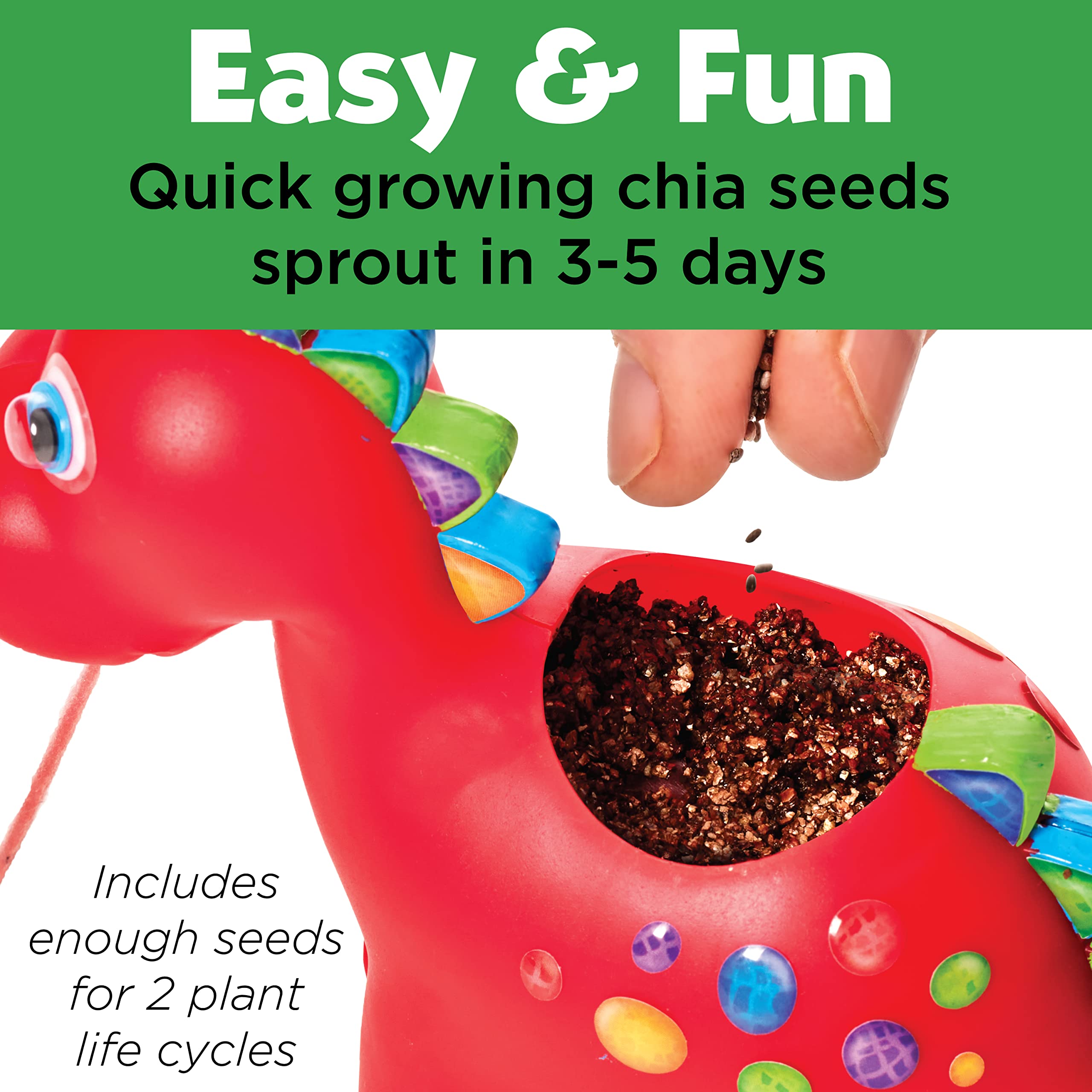 Creativity for Kids Dinosaur Self Watering Plant Pet, Kids Plant Growing Kit, Dinosaur Crafts for Boys and Girls Ages 6-8+, Medium