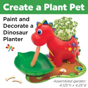 Creativity for Kids Dinosaur Self Watering Plant Pet, Kids Plant Growing Kit, Dinosaur Crafts for Boys and Girls Ages 6-8+, Medium