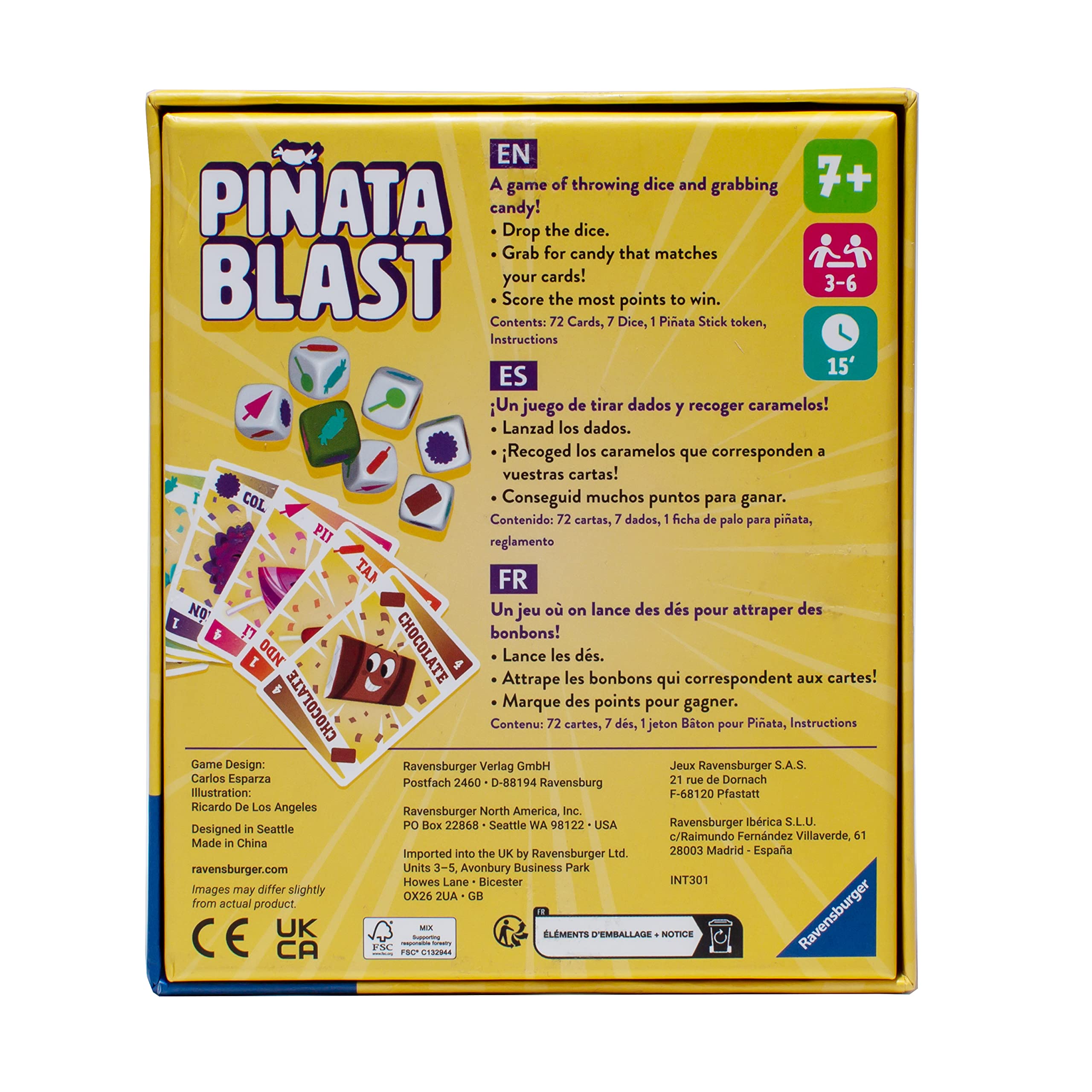 Ravensburger Piñata Blast - Exciting Party Game for Ages 7 and Up | Fast-Paced Fun | Engaging and Educational