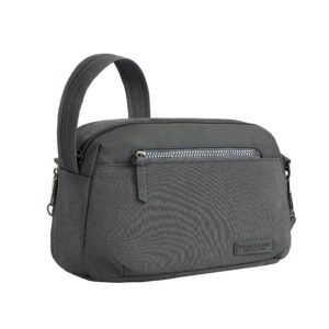 Travelon Anti-Theft Metro Dome Crossbody, Gray Heather