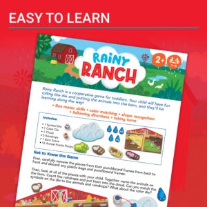 Ravensburger Rainy Ranch - Engaging Cooperative Game for Toddlers | Skill Development | Flexibility for Growing Minds | Stimulates Imagination