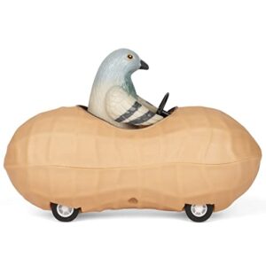 Accoutrements Archie Mcphee Pigeon in a Peanut Pull Back Toy Car (13038)