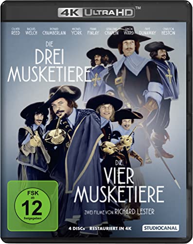 Die Musketiere - Einer für Alle - Alle für einen! (2 4K Ultra HDs) ( + 2 Blu-rays)