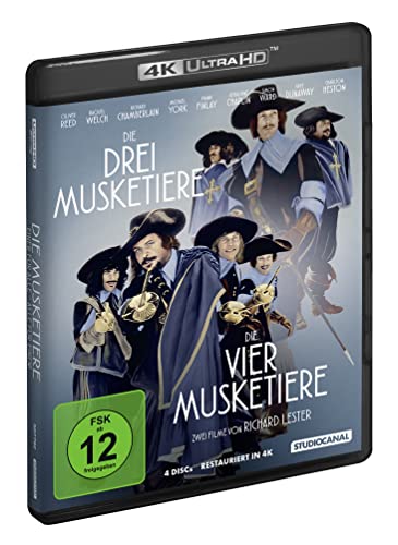 Die Musketiere - Einer für Alle - Alle für einen! (2 4K Ultra HDs) ( + 2 Blu-rays)