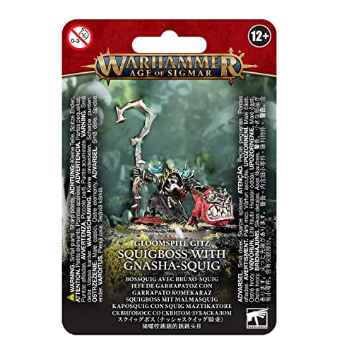 Warhammer Age of Sigmar - Gloomspite Gitz: Squigboss with Gnasha-Squig