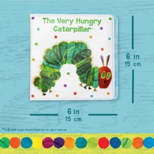 Kids Preferred World of Eric Carle The Very Hungry Caterpillar 6 Inch Vinyl Bath Book Bath Tub Toy Perfect for Water Play and Learning for Ages 0+