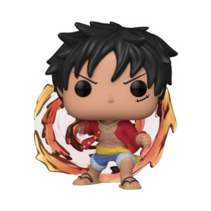 Funko Pop! Animation: One Piece - Red Hawk Luffy - Glow in The Dark - Chase - Amazon Exclusive - Collectable Vinyl Figure - Gift Idea - Official Merchandise - Toys for Kids & Adults - Anime Fans