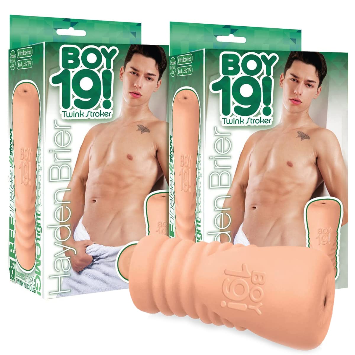 (2 Pack) Boy 19! Teen Twink Stroker, Hayden Brier