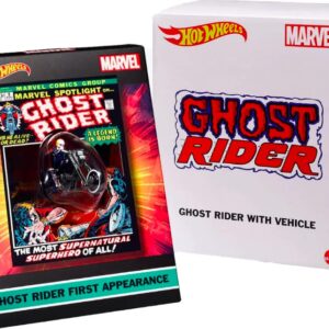 Hot Wheels Ghost Rider with Motorcycle SDCC 2022 Diecast Exclusive Vehicle