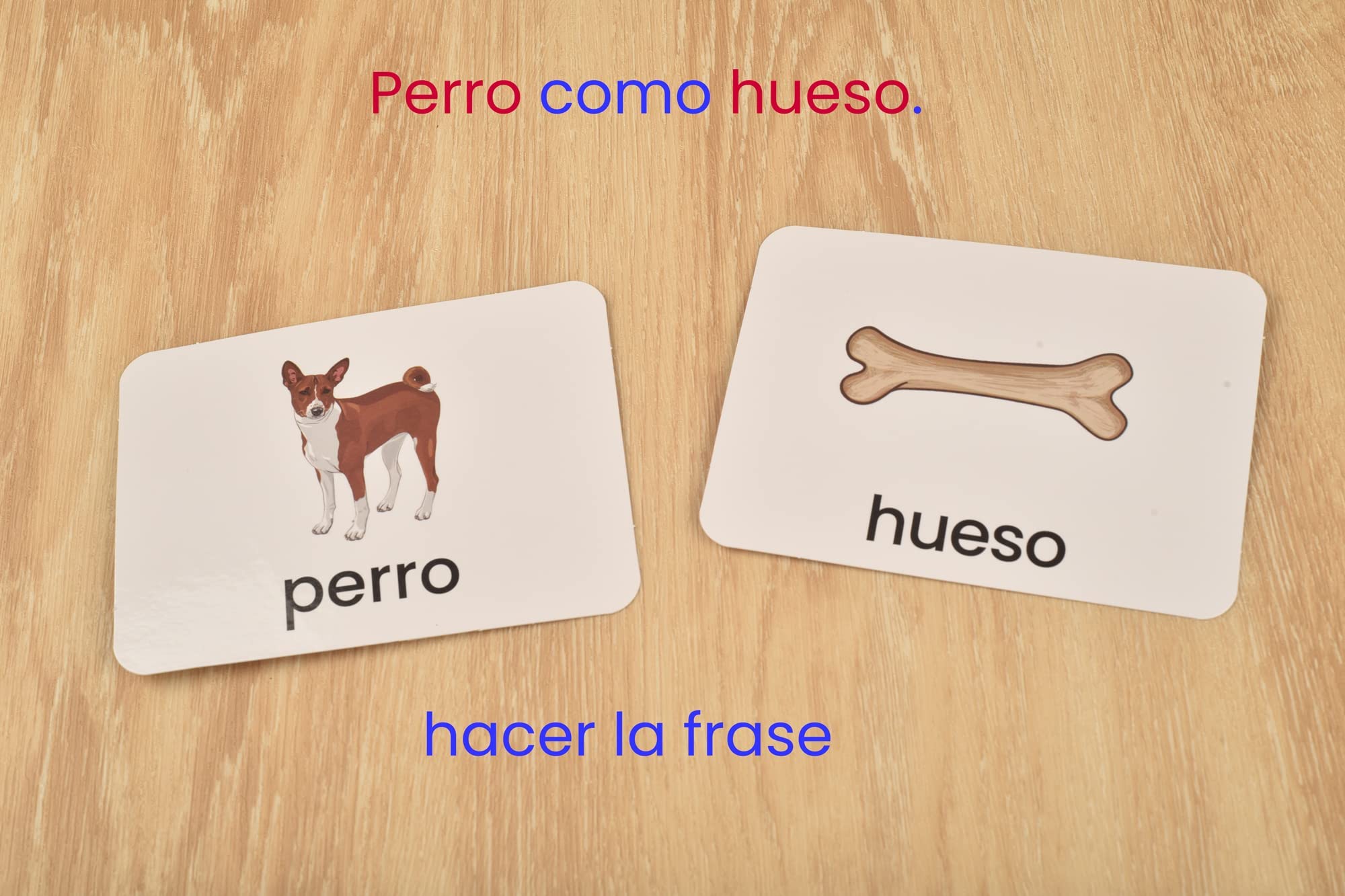 BOHS Spanish and English Literacy Wiz Game - Preschool Language Learning Educational Toys