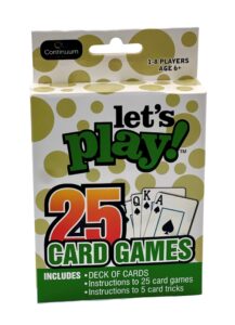 let's play 25 games - card games