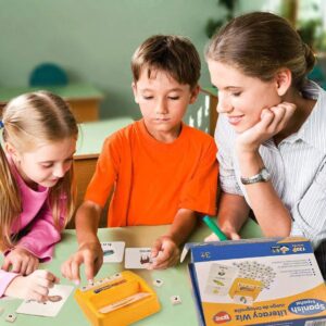 BOHS Spanish and English Literacy Wiz Game - Preschool Language Learning Educational Toys