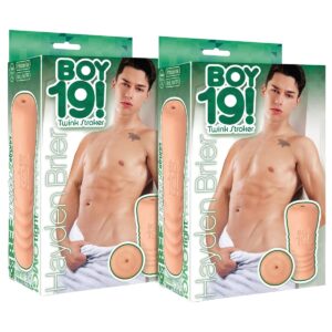 (2 Pack) Boy 19! Teen Twink Stroker, Hayden Brier