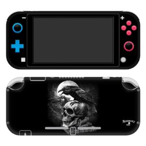 head case designs officially licensed alchemy gothic poe's raven gothic vinyl sticker gaming skin decal cover compatible with nintendo switch lite