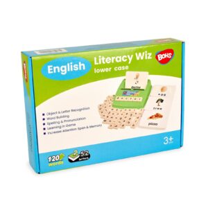 BOHS Spanish and English Literacy Wiz Game - Preschool Language Learning Educational Toys