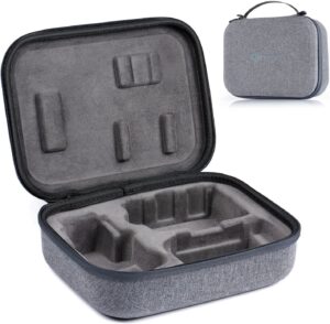 camrise original carrying case for dji mavic mini/mini se drone accessories, waterproof drone storage bag (grey)