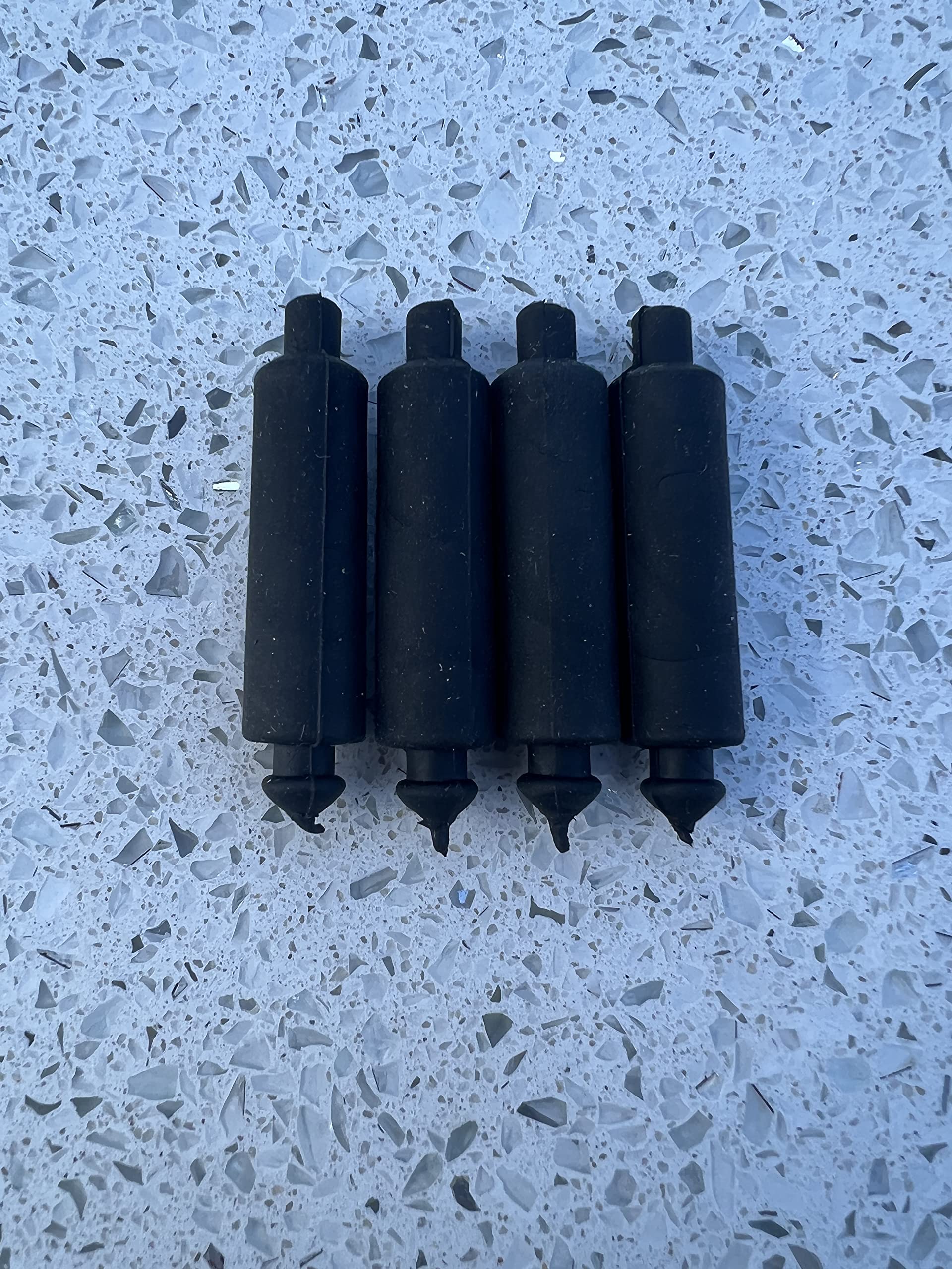 Lot of (4) Ertl 1/16 scale Mufflers compatible with John Deere 3010 & 3020 toy tractors