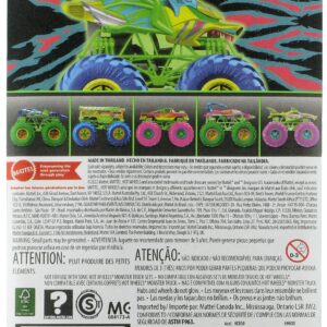 Hot Wheels 2023 Monster Trucks 1:64 Scale Diecast Glow in The Dark Battitude