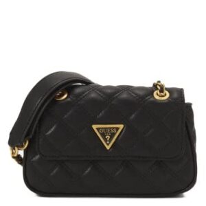 GUESS Giully Mini Convertible Crossbody Flap, Black