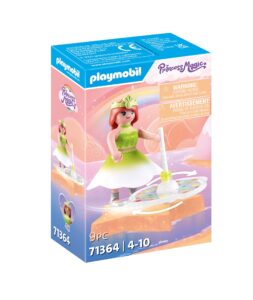 playmobil rainbow spinning top with princess