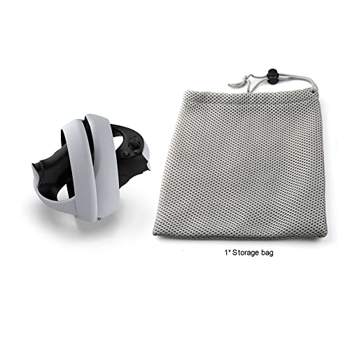 Storage Bag for PS VR2 Portable Zipper Storage Bag Can Accommodate VR Headset + Handle Storage Bag Suitable for Travel and Home Storage