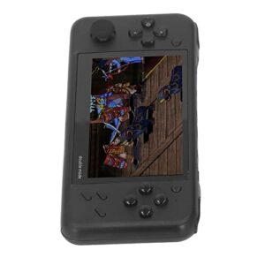 VINGVO Handheld Game Console, 1500mAh Color Screen 4.3inch HD Portable Game Console for Kids for Travel (Black)