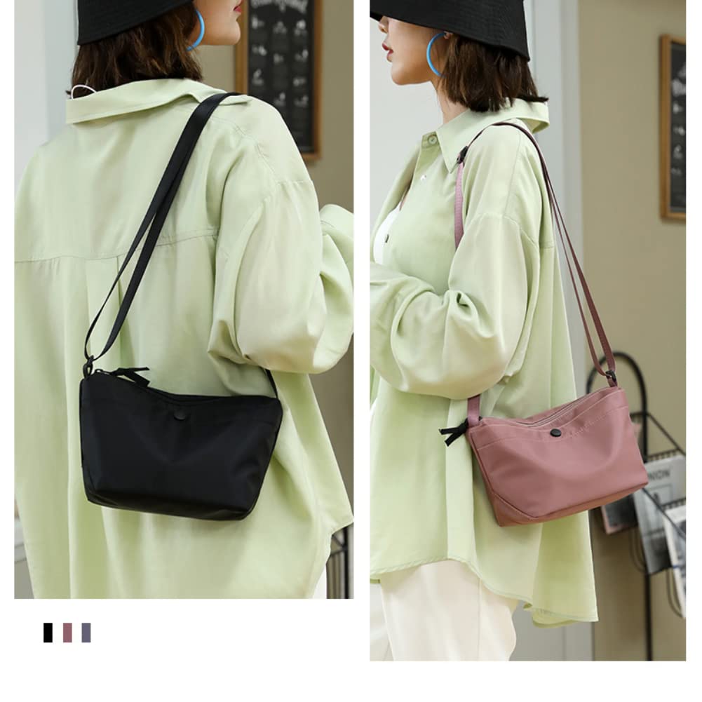 Nylon Crossbody Bag for Women Lightweight Small Size Handbag Shoulder Bag Mobile Phone Pounch