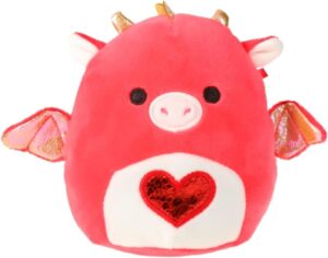 squishmallows baide the dragon (4.5in) valentine's squad