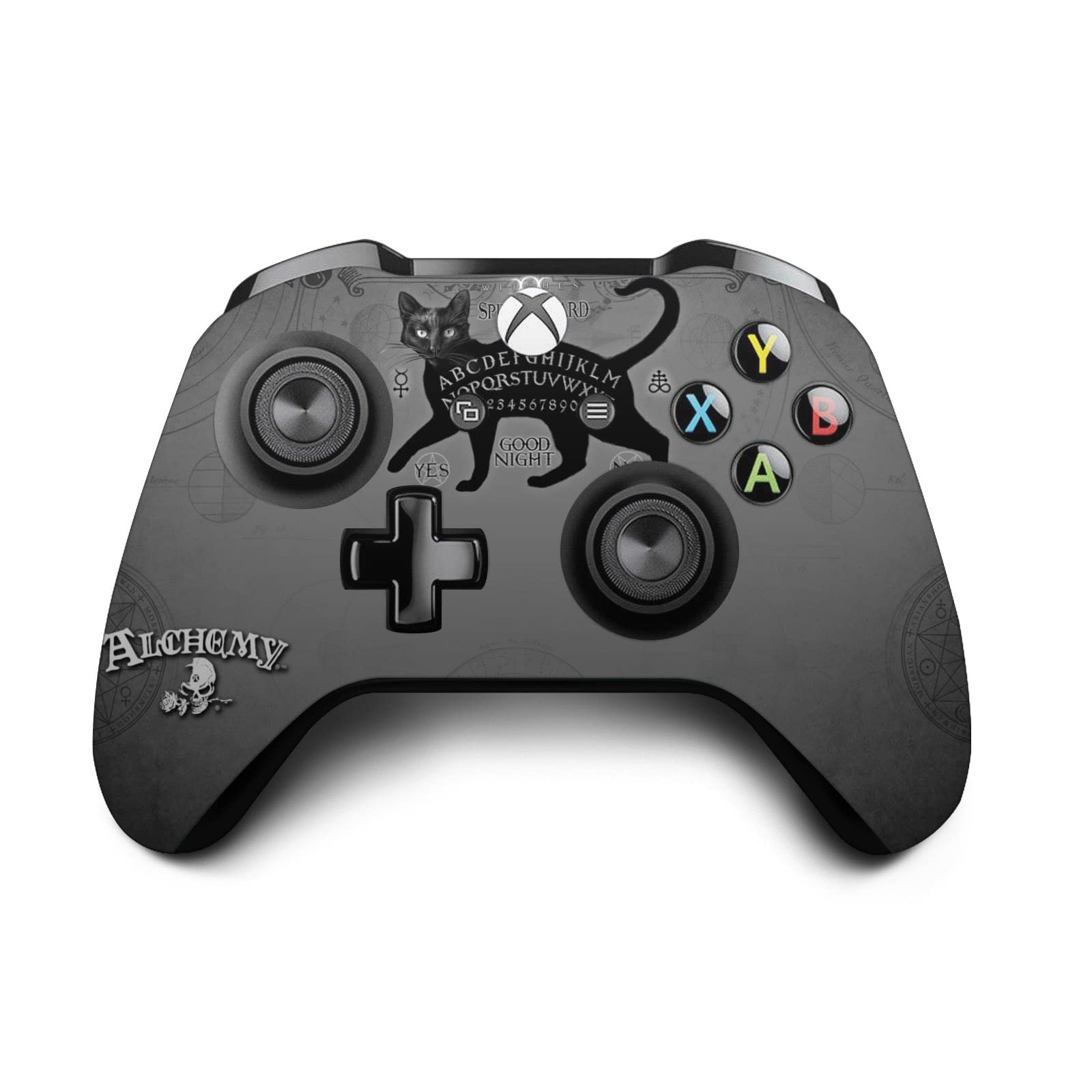 Head Case Designs Officially Licensed Alchemy Gothic Black Cat Spirit Board Gothic Vinyl Sticker Gaming Skin Decal Cover Compatible With Xbox One S/X Controller