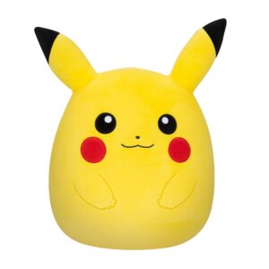 Squishmallows Pokémon 14-Inch Pikachu Plush, Yellow