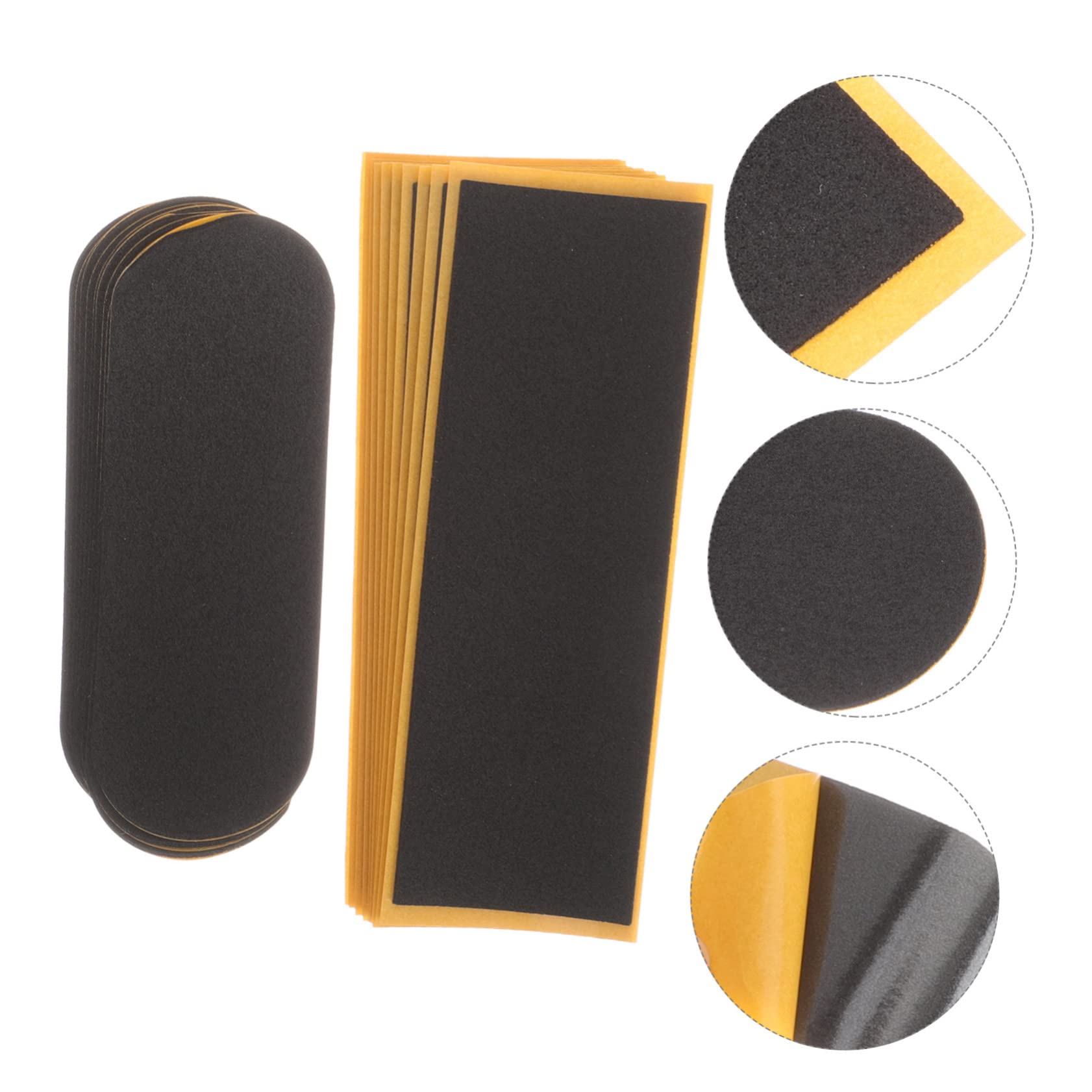 INOOMP 100 Pcs Finger Skateboard Sticker Foam Grip Tape for Fingerboards Skateboard Stickers Fingerboards Foam Grip Tape Nonslip Finger Tape Finger Stickers Non-Slip Foam Major