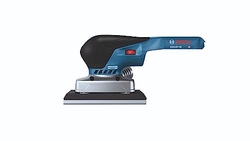 BOSCH GSS18V-40N 18V Brushless Sheet Orbital Finishing Sander with Dust Bag, 1/4 Sheet and 1/3 Sheet (Bare Tool)