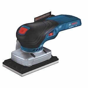 BOSCH GSS18V-40N 18V Brushless Sheet Orbital Finishing Sander with Dust Bag, 1/4 Sheet and 1/3 Sheet (Bare Tool)