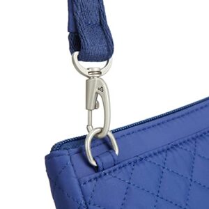 Travelon Anti-Theft Boho Clutch Crossbody, Lush Blue Solid