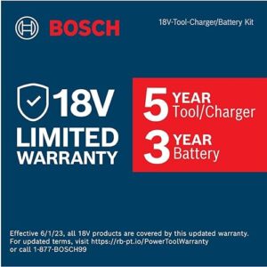 BOSCH GDX18V-1860CB23 18V Connected-Ready Two-In-One 1/4 In. and 1/2 In. Bit/Socket Impact Driver/Wrench Kit with (1) CORE18V® 4 Ah Advanced Power Battery and (1) 2 Ah Standard Power Battery