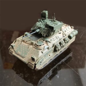 US M2A3 Bradley Fighting Vehicle Dusty Version 1/72 ABS Tank Pre-Built Model