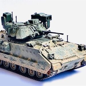 US M2A3 Bradley Fighting Vehicle Dusty Version 1/72 ABS Tank Pre-Built Model