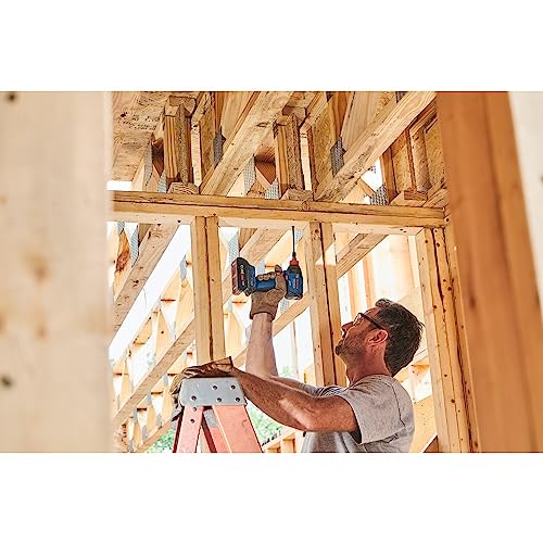 BOSCH GDX18V-1860CB23 18V Connected-Ready Two-In-One 1/4 In. and 1/2 In. Bit/Socket Impact Driver/Wrench Kit with (1) CORE18V® 4 Ah Advanced Power Battery and (1) 2 Ah Standard Power Battery