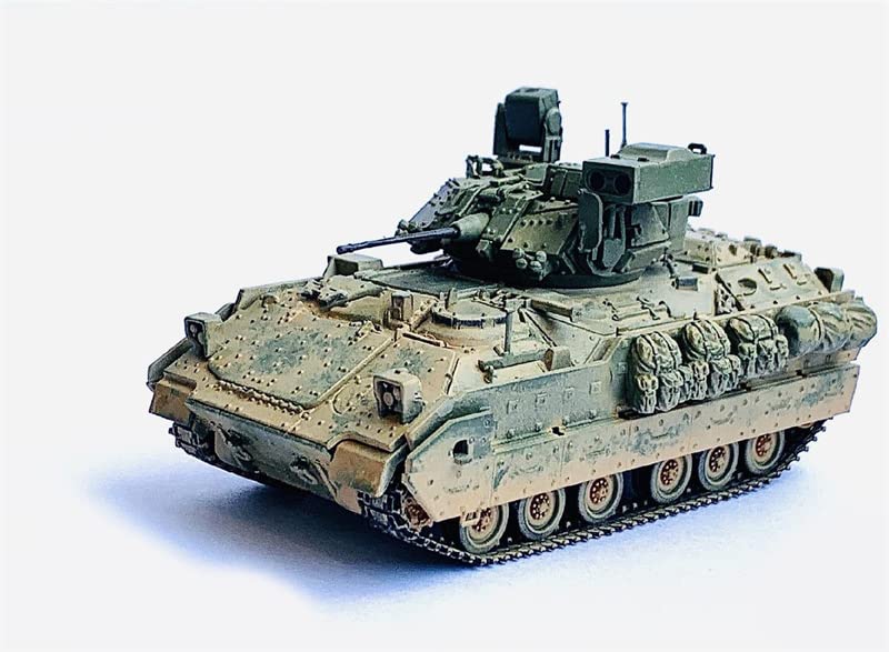 US M2A3 Bradley Fighting Vehicle Dusty Version 1/72 ABS Tank Pre-Built Model